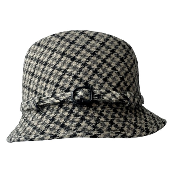 Harris Tweed 100% Wool Plaid Walking Hat Custom Tailored Made in Canada - Picture 3 of 7